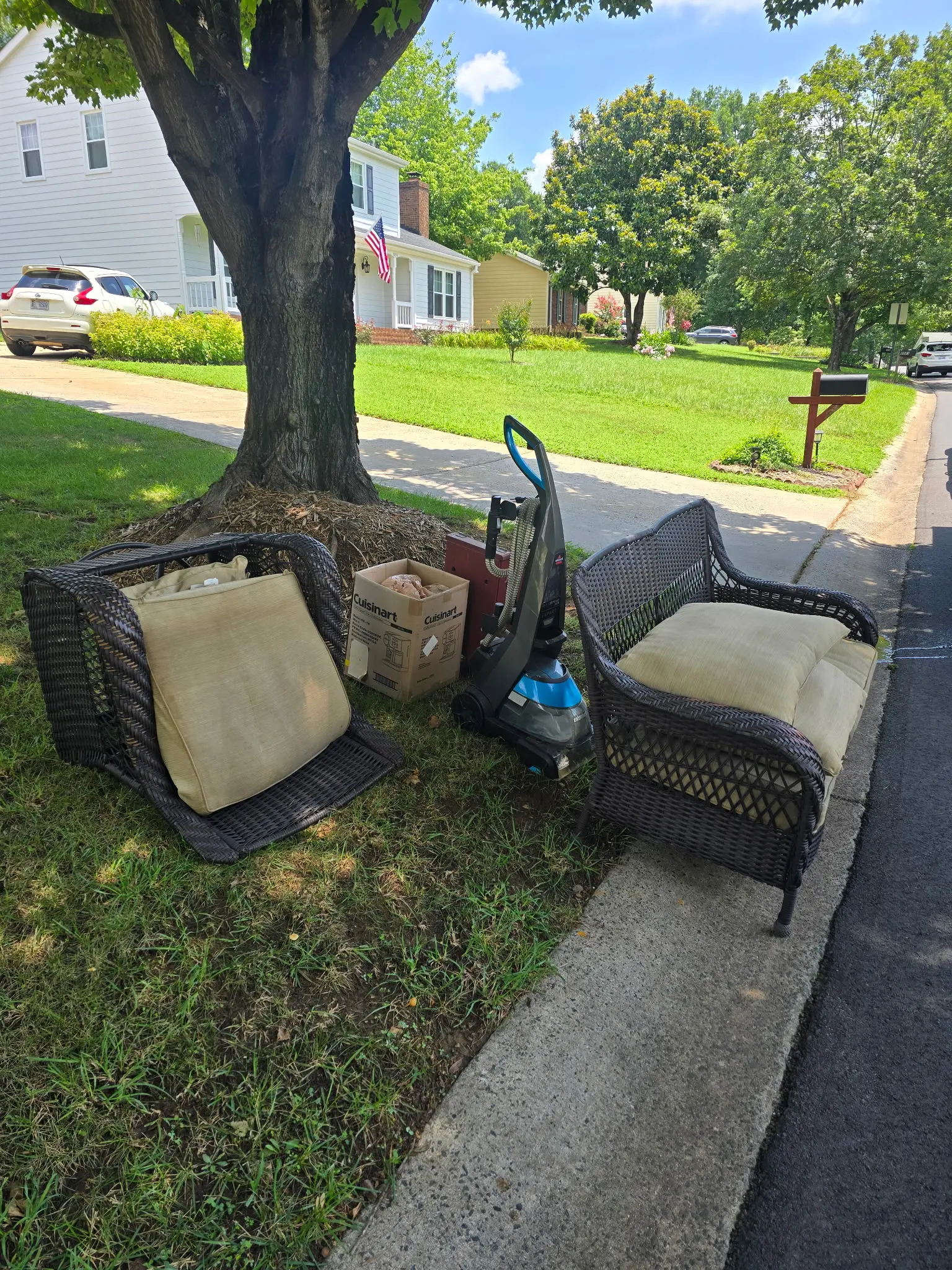 Furniture Removal — job site cleared