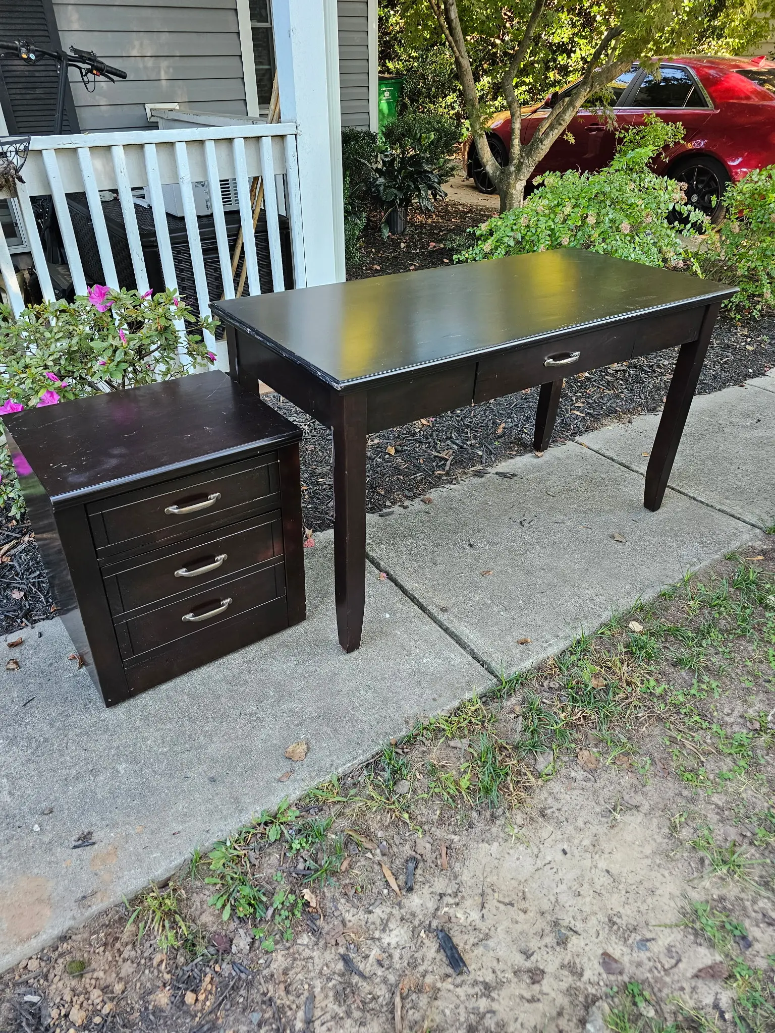 Furniture Removal — before and after