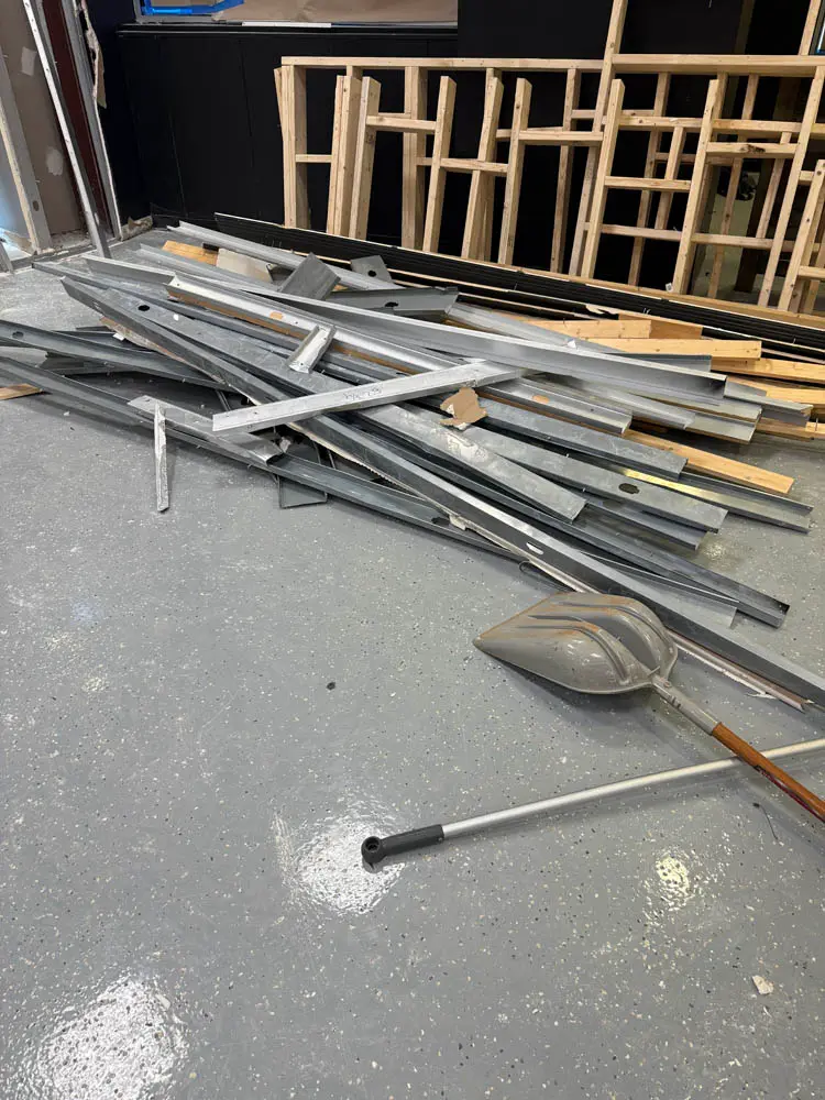 Yard Debris Removal — job site cleared